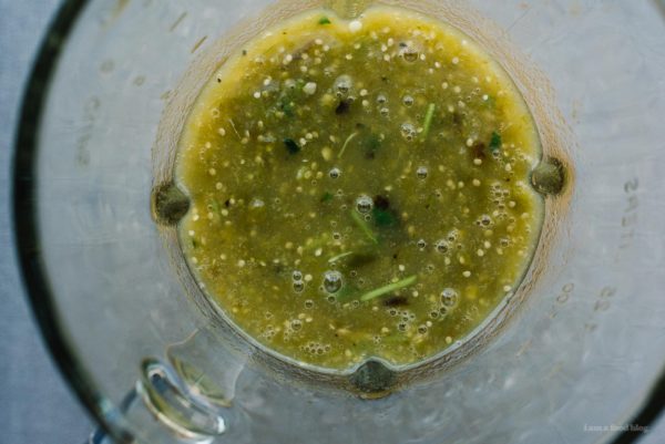 Easy 4 Ingredient Hatch Chile Salsa Verde | www.iamafoodblog.com