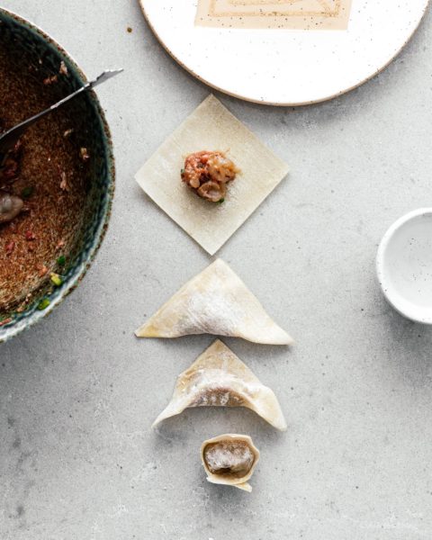 Spicy Chili Oil Wontons Recipe | www.iamafoodblog.com