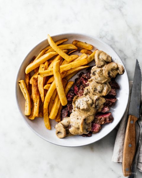 creamy parmesan steak sauce | www.iamafoodblog.com