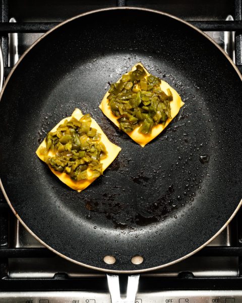 A Hatch green chile cheeseburger might be the best thing from New Mexico. Super juicy, slightly spicy, and oh so addictive. This is the burger recipe you want to be making right now. #burger #burgerrecipe #recipes #dinner #dinnerrecipes #cheeseburger #newmexico