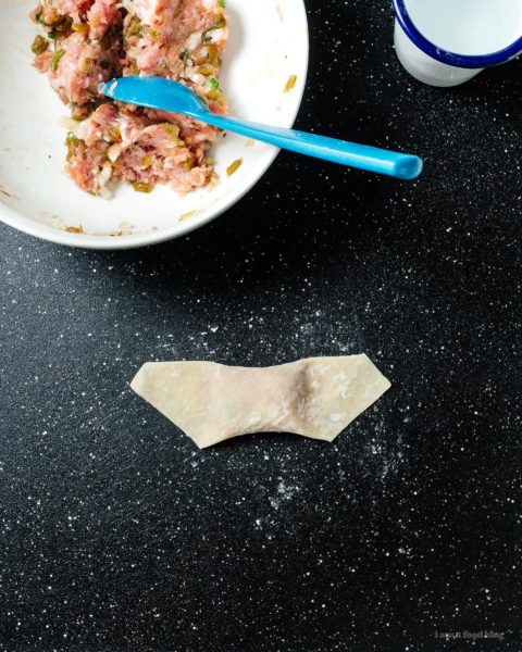 Do you like your wonton soupy or crunchy? Hatch green chile wonton two ways! #greenchile #wonton #hatchchile