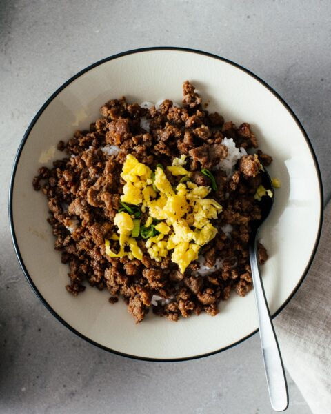 Easy Soboro Donburi Recipe | www.iamafoodblog.com