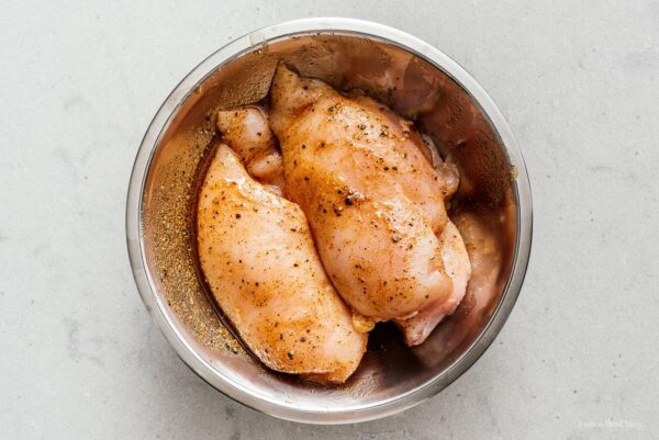 marinating chicken breast for air fryer | www.iamafoodblog.com