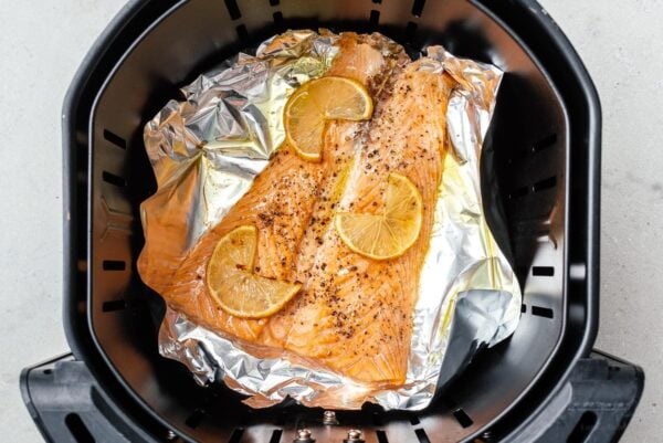 air fried salmon | www.iamafoodblog.com