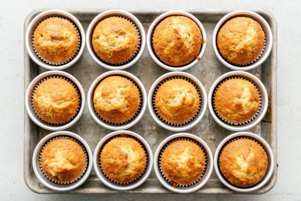 banana muffins | www.iamafoodblog.com
