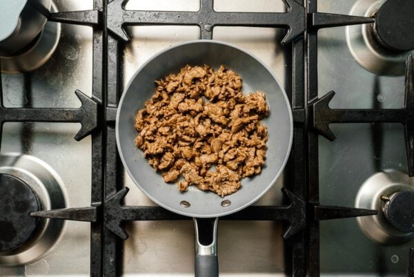 fried beef for kimbap | www.iamafoodblog.com