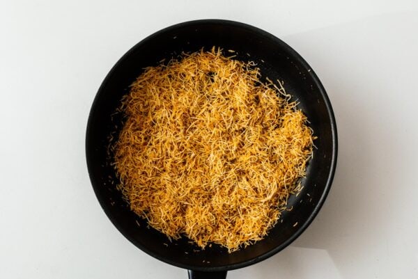 toasted kadayif for dubai chocolate | www.iamafoodblog.com